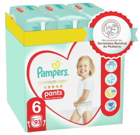 Scutece-chilotel Pampers Premium Care Pants XXL Box Marimea 6